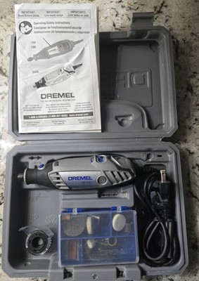 Dremel 3000-1/24 120V Corded Electric Rotary Tool Kit With Case Accessories 