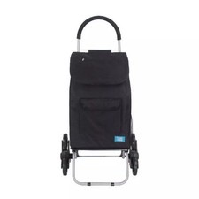 Handy Trolley with Climbing Wheels 40L - Black