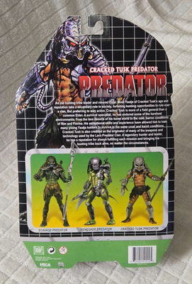 Neca Ultimate Alien Hunter CRACKED TUSK PREDATOR 8