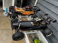 1 5 scale petrol rc car Yama 2 x petrol cars can be seen running with spares