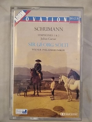 SCHUMANN Symphonies 1 & 2 - Julius Caesar (Hörkassette). Wiener Philharmoniker u