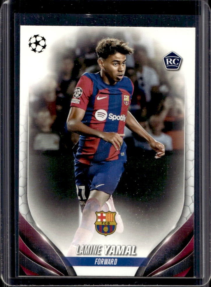 2023-24 Topps UEFA Lamine Yamal RC #64 Barcelona Rookie