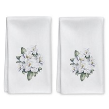 Magnolia Baño Mano Plato Toallas Decoración para Baño Cocina, Magnolia Regalos para...