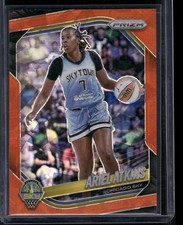 2025 Panini Prizm WNBA #13 Ariel Atkins Orange Ice Prizms