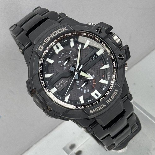 Reloj radio solar CASIO G-SHOCK GW-A1000D-1AJF GRAVITYMASTER correa de metal negro - Imagen 2 de 17