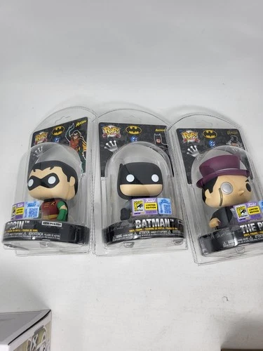 Funko Pop! SDCC 2025 Batman, Robin & Penguin Clamshell Limited 2,010 PCS Set 3