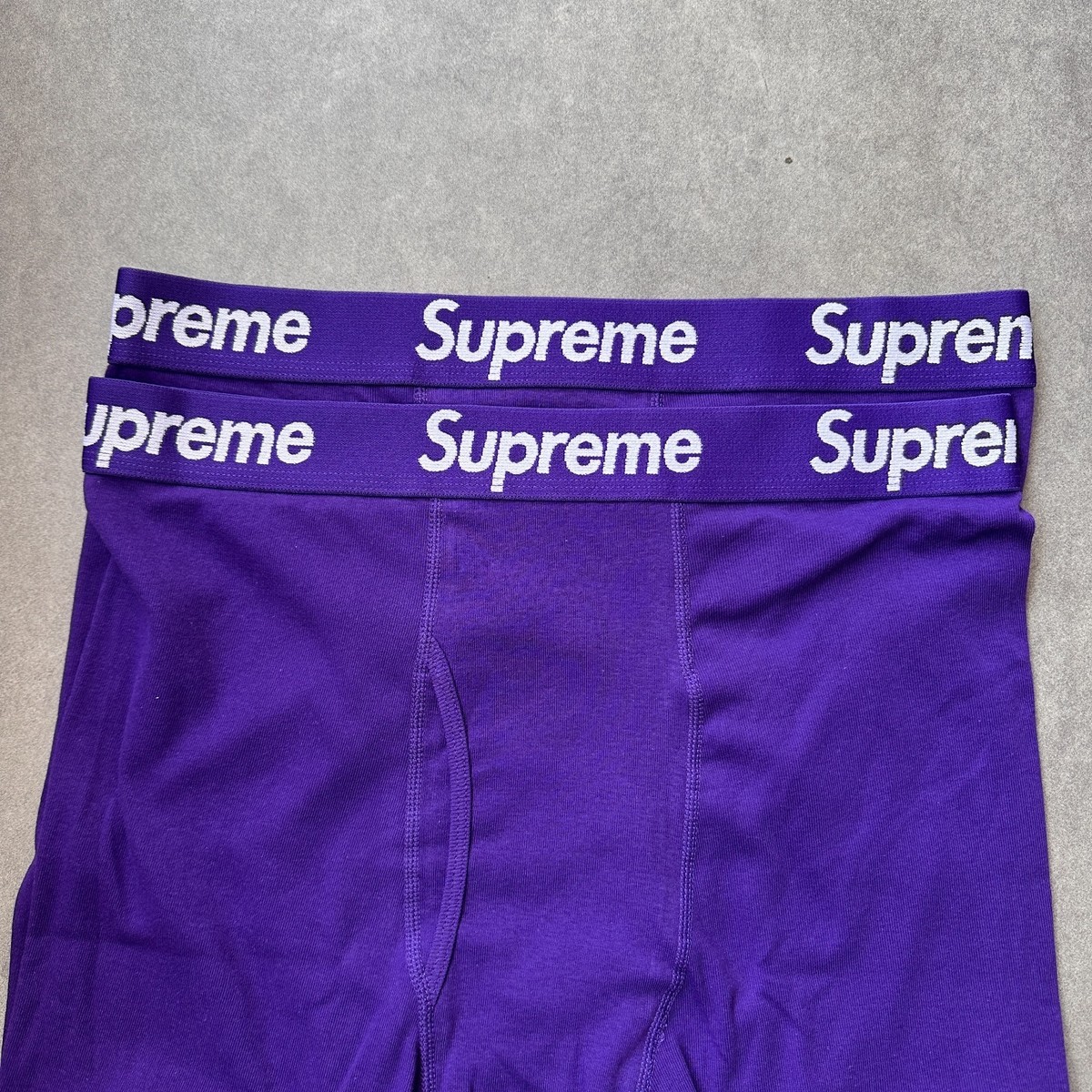 Supreme Boxer Shorts Purple Violet Men's Underwear Streetwear 2