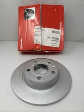 One -NEW BREMBO 08.B413.11 Rear Brake Rotor-Premium UV Coated OE, Fits Audi & VW