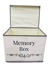 Memory Storage Box - Baby Keepsakes, Travel memories, Loved Ones Treasured Ke...