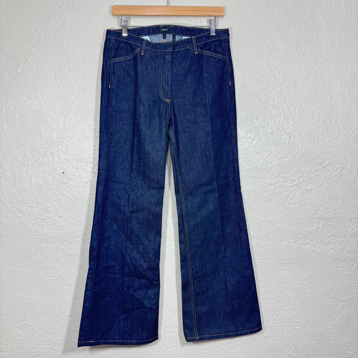 Jeans Theory Bleu Clair Coupe Droite - Taille 31, Longueur 30,5 Pouces - Occasion Très Bon état