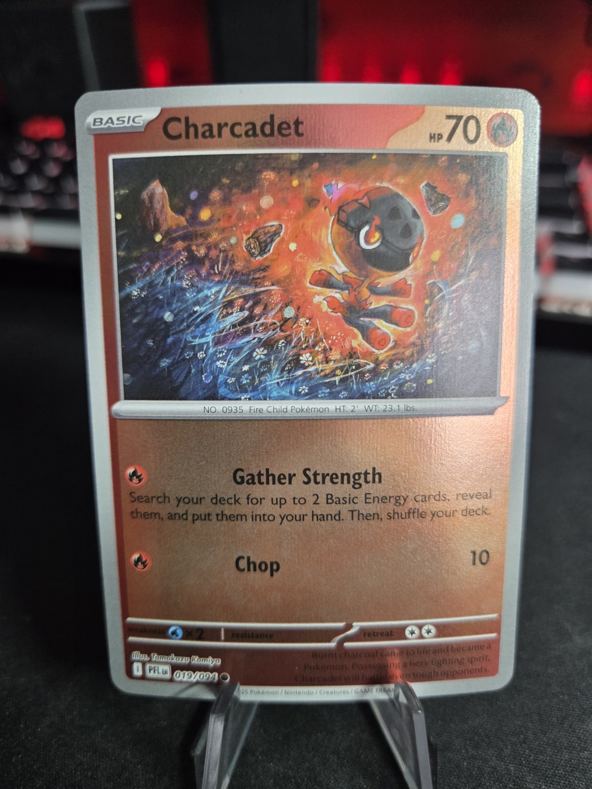 Charcadet Tomokazu Komiya Reverse Holo Phantasmal Flames 019/094 NM