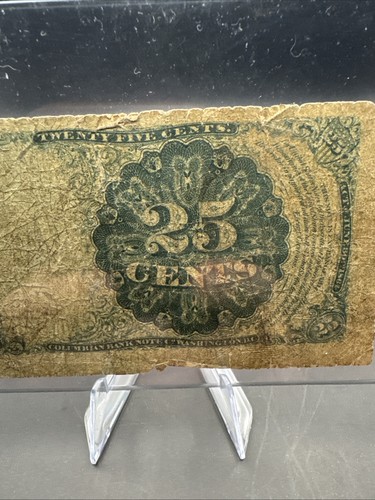 Twenty Five Cents 25c Fractional Currency Note 5th Issue FR 1309 - Picture 6 of 7