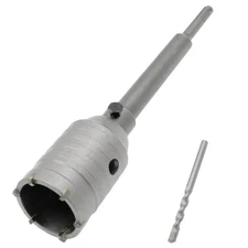 2 Inch / 50mm Concrete Hole Saw SDS Plus Shank Hole Saw Cutter with 202mm Con...