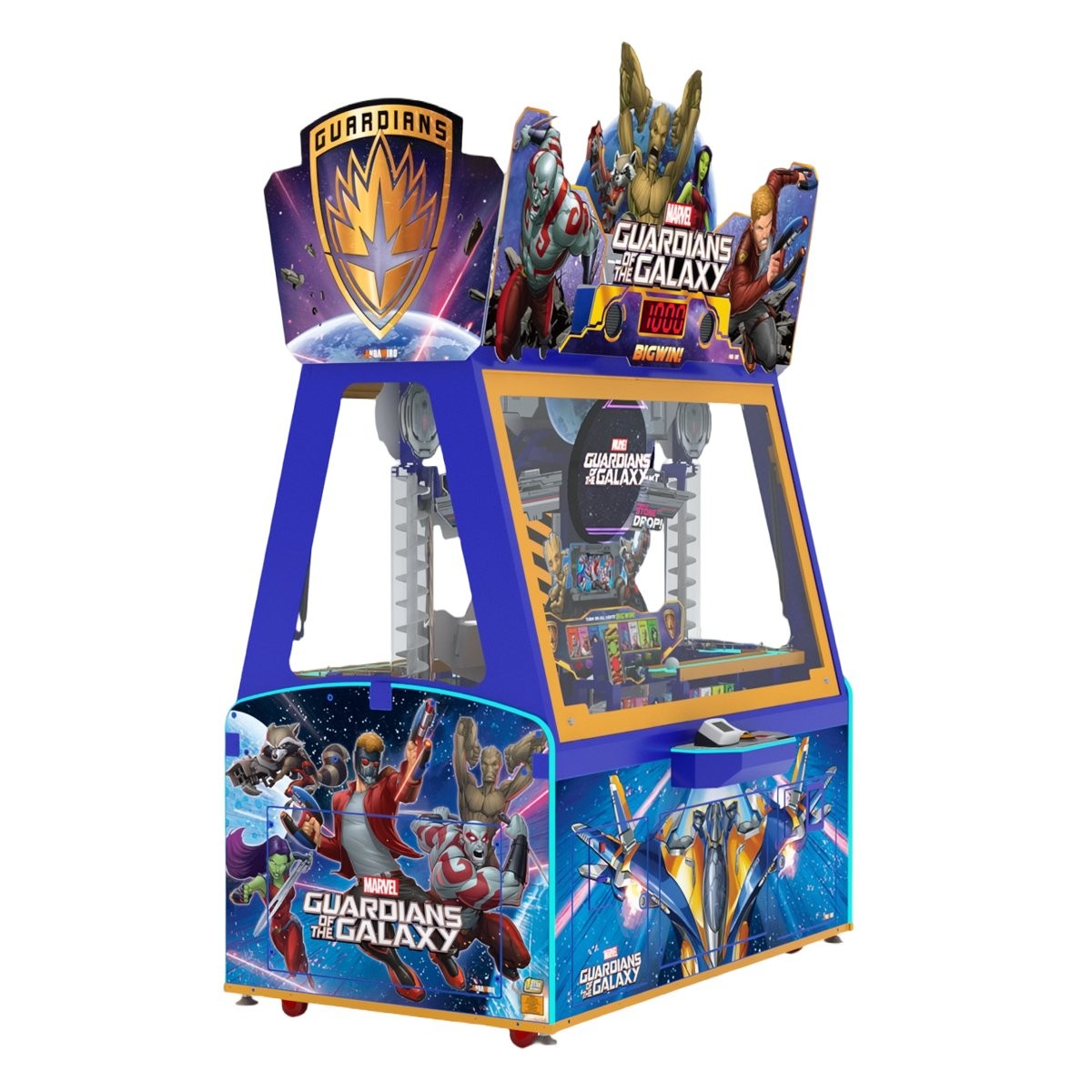 Andamiro Guardians Of The Galaxy Ticket Coaster Redemption Arcade Game