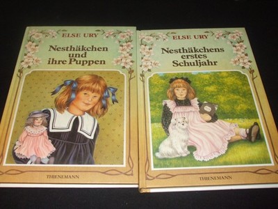2 x  Else Ury Nesthäkchen und ihre Puppen + Nesthäkchens erstes Schuljahr  1 + 2