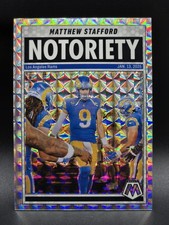 Matthew Stafford Rams 2025 Mosaic Notoriety  #7⚡️MOSAIC SILVER PRIZM