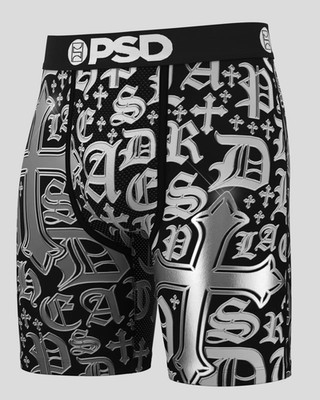 PSD Underwear Men's Chrome Letters Boxer Briefs Size XLarge XL NEW MSRP$25