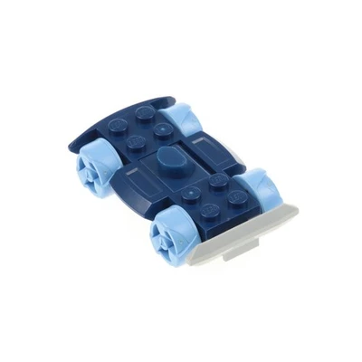 1x Lego Fahrzeug Base 4x6 dunkel hell blau Racers Bumper Rip 4574 30558c05 - Bild 1 von 2