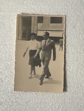 COPPIA RITRATTO ESTATE 1940 VECCHIA FOTOGRAFIA OLD PHOTOGRAPH