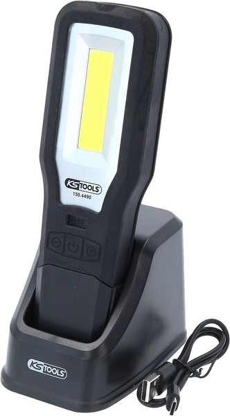 KS Tools Mobile Werkstatt-Handlampe, Knickbar, 550 Lumen - 150.4490-image