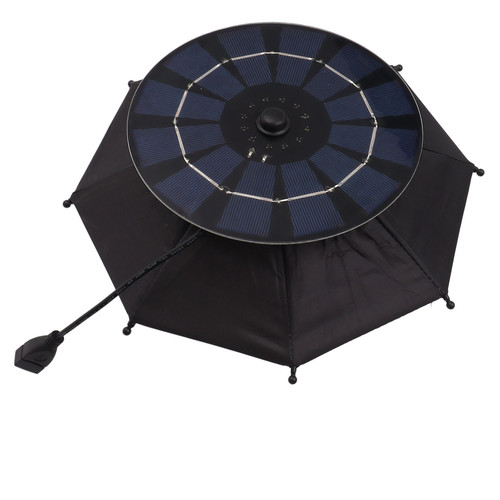 Paraguas de teléfono con panel solar de 10 W protección contra la lluvia soporte para teléfono paraguas de carga - Imagen 13 de 24