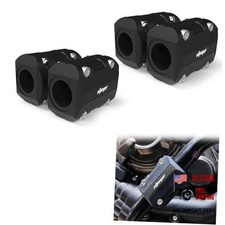 2 Pair 22mm/25mm/28mm Motorcycle Engine Guard Bumper Crash Bar Protectors,