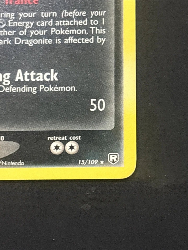 Pokemon Dark Dragonite 15/109 Non-Holo Rare EX Team Rocket Returns Card NM - Image 4 of 4