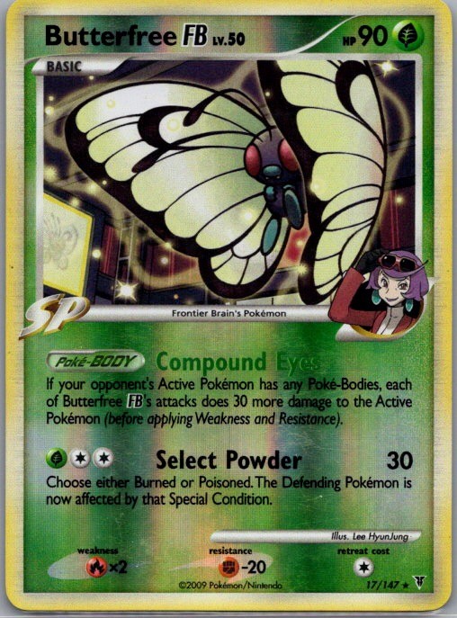 Butterfree FB Rare Supreme Victors 17 LP