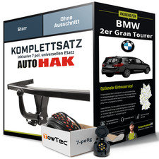 Anh�ngerkupplung starr f�r BMW 2er Gran Tourer +E-Satz NEU PKW