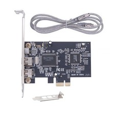 Silver Black 3 Ports 1394A Expansion Card Accessories With Low Profile Bracket