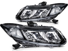 Pair Headlight Assembly Leftright For 2012 2013 2014 2015 Honda Civic