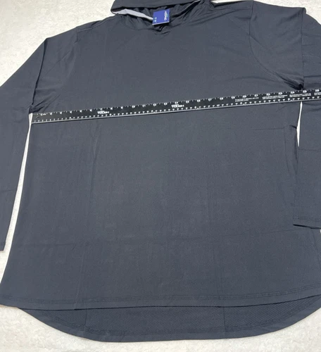 B. Draddy Cool Olin Hoodie Mens XL Dark Knight Black BDSL10 Golf Pullover image 6