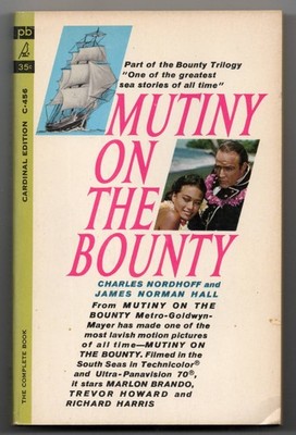 MUTINY ON THE BOUNTY PAPERBACK (1962) MARLON BRANDO (MOVIE EDITION) (11th PRINT)