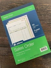 Sales Order Book 3-Part Carbonless 50 sets Adams