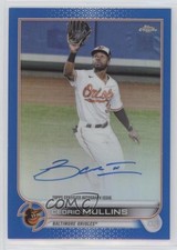 2022 Topps Chrome Veteran Blue Refractor 29/150 Cedric Mullins #CVA-CM Auto 1m8