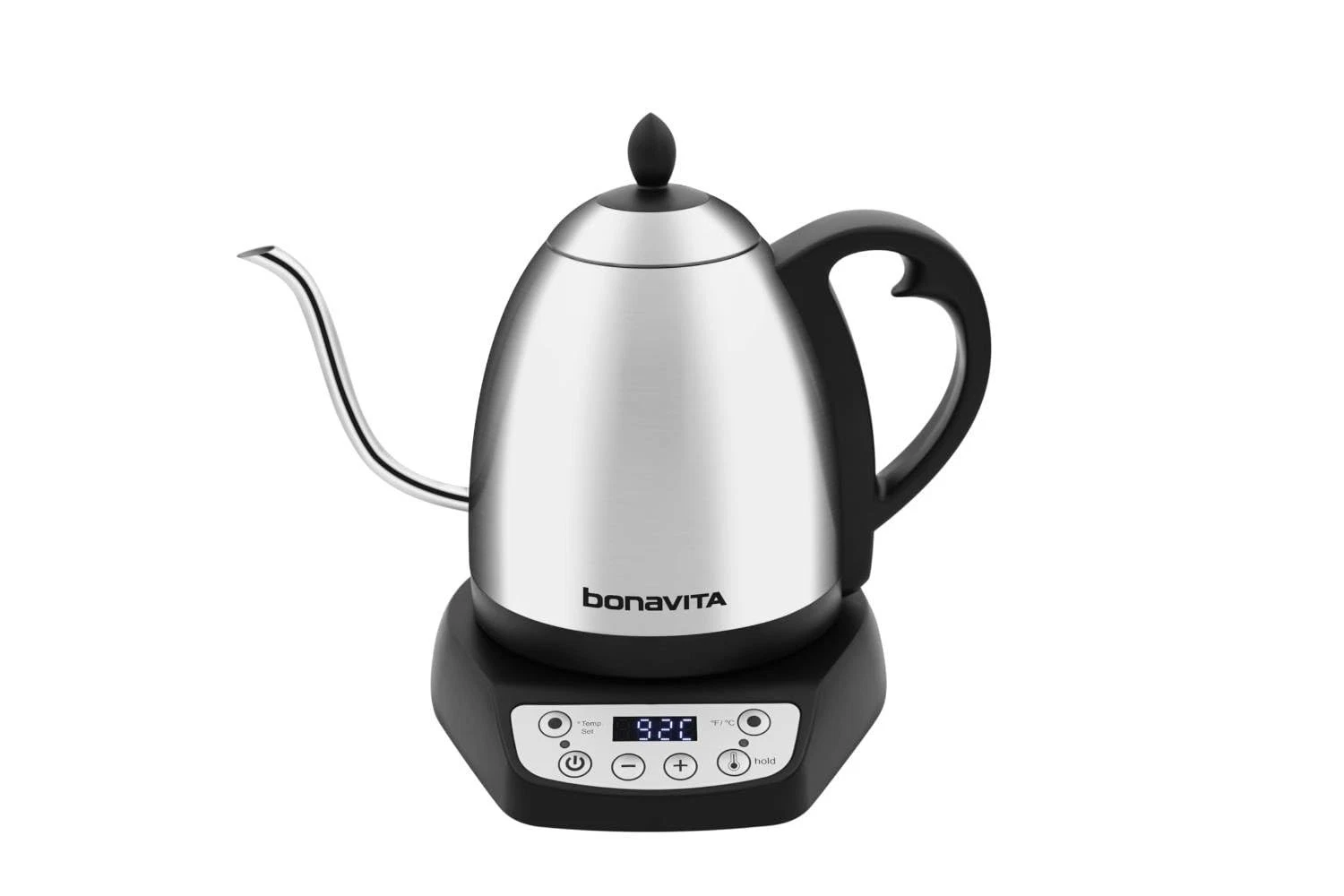 1L Digital Variable Temperature Gooseneck Electric Kettle for Coffee Brew and...