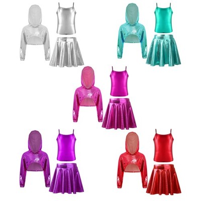 Mädchen Outfits Karneval Kostüm Ballett Hip Hop Modern Tanzbekleidung Zeigen