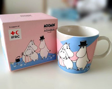 Moomin Arabia Becher mit Box Mumin Becher Home At Last Limited Tasse 300ml Ja...