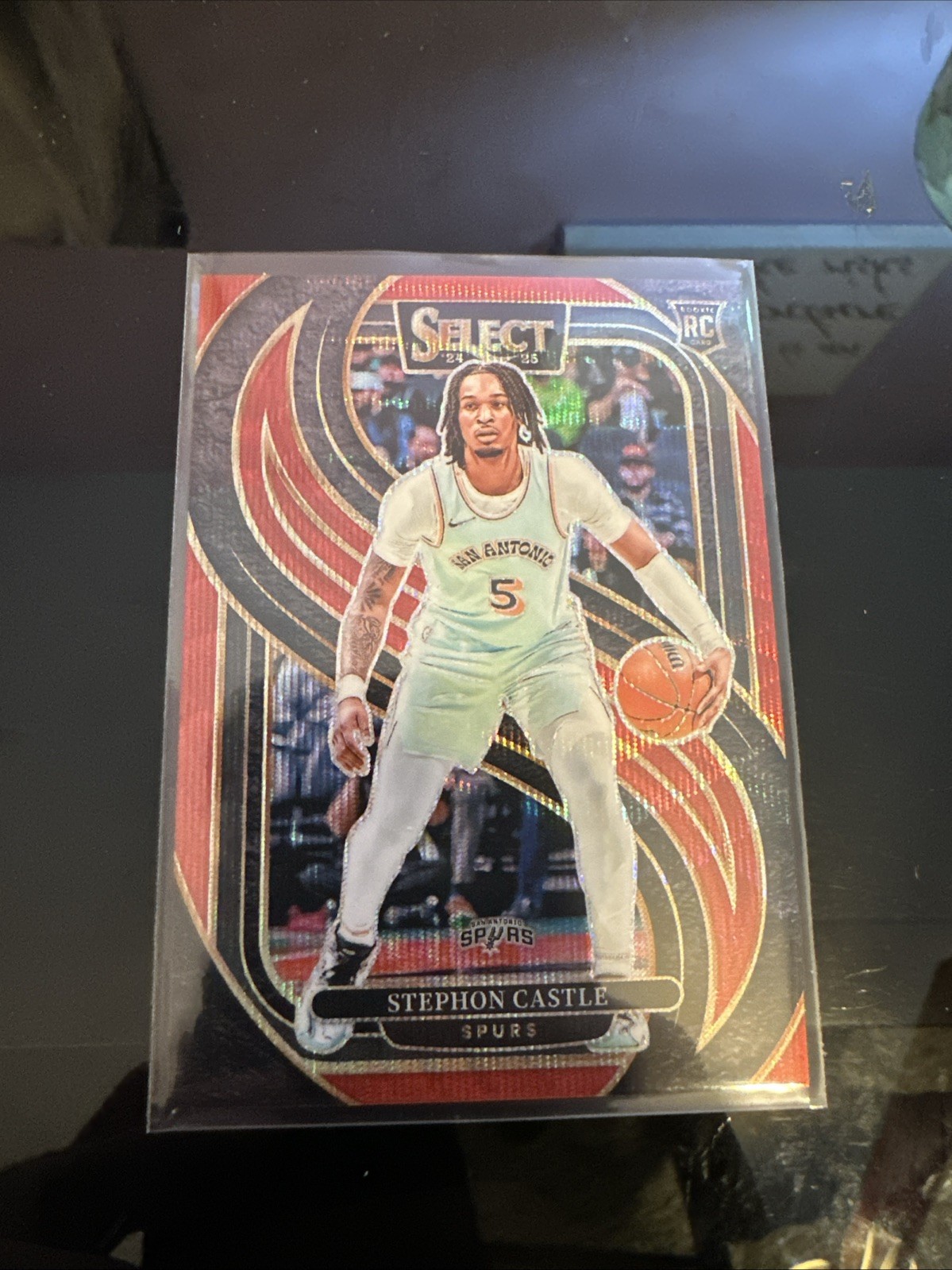 Stephon Castle 2024-25 Panini Select #175 Premier Level Rookie Red Wave 🔥🔥