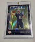 2024 Panini Donruss Optic Drake Maye #229 Purple Shock Prizm (RC) Rated Rookie