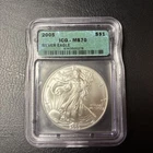 MS70 2005 American Silver Eagle - Graded ICG