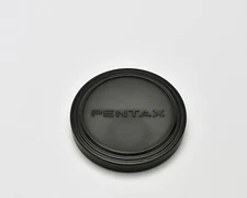 Genuine Pentax 51mm Push On Front Lens Cap 49mm Front Silver Black SMC (2722)