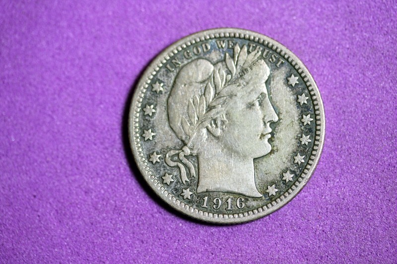 Estate Find 1916 - Barber Quarter! #J29070