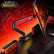 Blizzard World of Warcraft Horde and Alliance Computer Monitor Stand