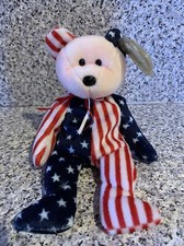 1999 Ty Spangle beanie baby. pink face. tag errors. mint Condition. Rare 