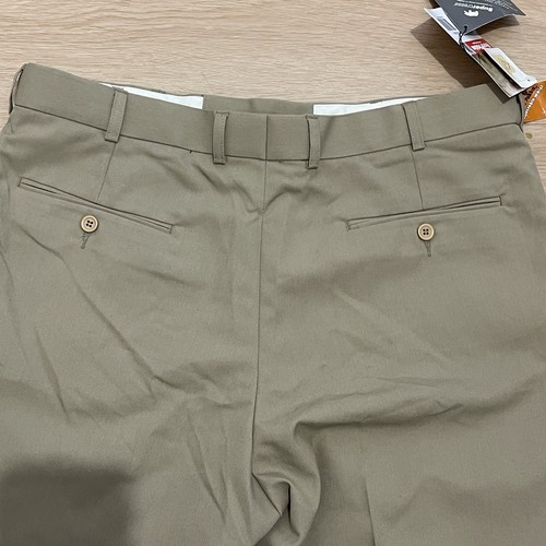 Hard Yakka Permanent Press Plain Front Tan Work Trouser Pants Men's 92r NWT T22 - Picture 11 of 11