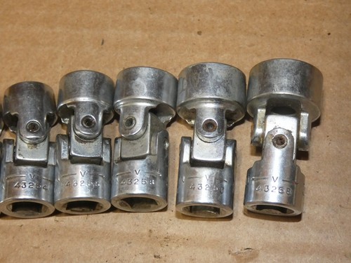Craftsman USA =V= Series 3/8 Drive Swivel Flex SAE Socket Set 3/8" to 3/4" - Picture 8 of 12