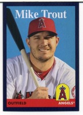 2019 Topps Archives 1958 Design Purple /175 Mike Trout #83 ANGELS