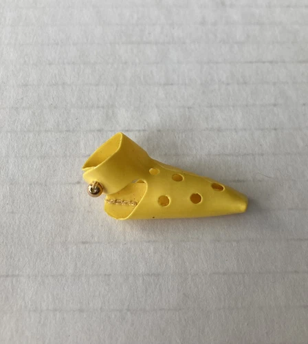 Vintage '69 Barbie SKIPPER Sunny Suity ONE Yellow Sandal #1965 VHTF  Doll Shoe