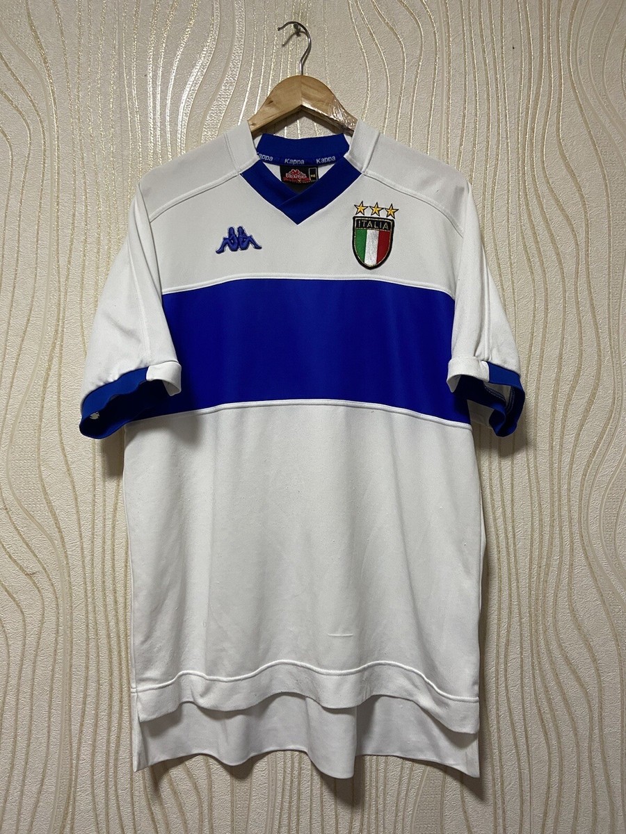 ITALY 1998 1999 AWAY FOOTBALL SHIRT SOCCER JERSEY KAPPA sz ITALY 1998 1999 AWAY FOOTBALL SHIRT SOCCER JERSEY KAPPA sz